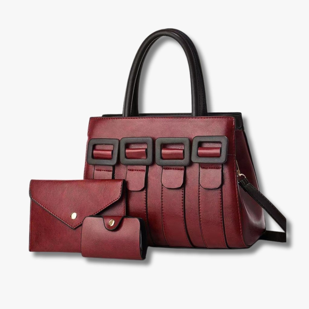 1-4-2.jpg Premium 3-in-1 PU Leather Handbag Set for Women - Image 1