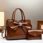 Patent Croc-Embossed Tote & Wallet - Image 7