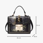 The Bold Studded Snake-Print Crossbody - Image 8