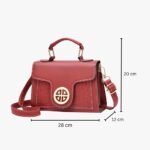 Elegant PU Leather Crossbody Handbag – Stylish Shoulder Bag - Image 9