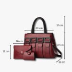 Premium 3-in-1 PU Leather Handbag Set for Women - Image 5