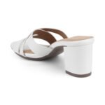 Zelion | Women’s Premium Cross Strap Block Heel Slip-On Sandals - Image 4