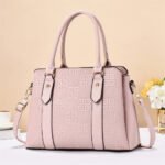 Elegant PU Leather Handbag with Multiple Compartments - Image 2