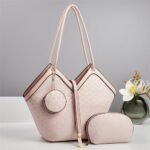 3-in-1 Premium PU Leather Tote Handbag Set - Image 3