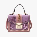 The Bold Studded Snake-Print Crossbody - Image 3