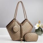 3-in-1 Premium PU Leather Tote Handbag Set - Image 2