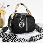 Trendy PU Leather Mini Crossbody & Handbag with Scarf Handle - Image 3