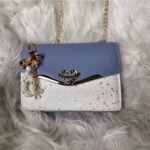 Twinkling Starlet Mini Crossbody Bag - Pearl Charm Evening Clutch - Image 4