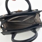 Trendy PU Leather Handbag with Golden Lock Design - Image 5