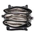 Elegant PU Leather Handbag with Multiple Compartments - Image 5