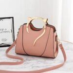 Trendy PU Leather Handbag with Stylish Cat Ear Handle - Image 10