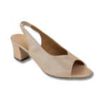 Zelion | Women’s Block-Heel Peep-Toe Slingback Sandals - Image 3