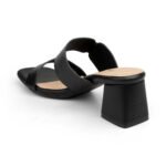 Zelion | Women’s Premium Double Strap Block Heel Sandals - Image 5
