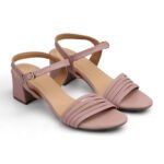 Zelion Women’s Slim Multi-Strap Block Heel Sandals