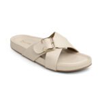 Zelion Women’s Premium Criss Cross Buckle Flats - Image 3