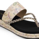 Zelion | Women's Floral Print Flat Sandals - Image 4