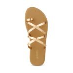 Zelion | Cross Strap Flat Sandal - Image 4