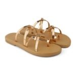 Zelion | Cross Strap Flat Sandal - Image 2