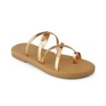 Zelion | Cross Strap Flat Sandal - Image 3