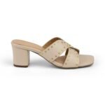 Zelion | Gold-Dot Block Heel - Image 4