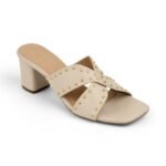 Zelion | Gold-Dot Block Heel - Image 3